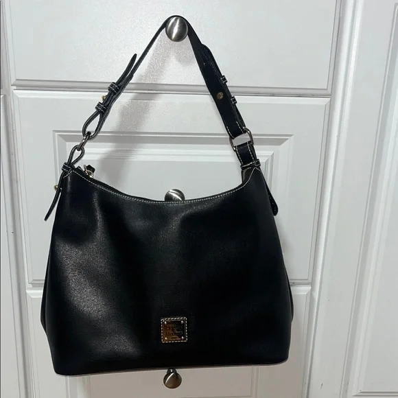 Dooney and Bourke Leather Hobo Bag - Picture 1 of 7